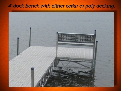Bench Kit with Cedar Decking
