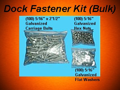 Dock Fastener Kit Bulk Dimensions