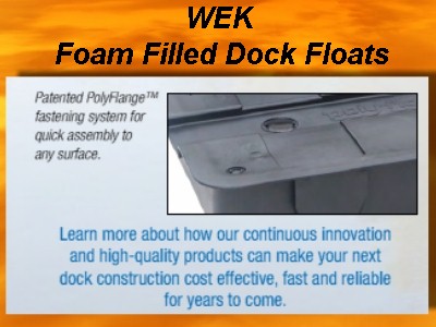 Foam Filled Dock Floats