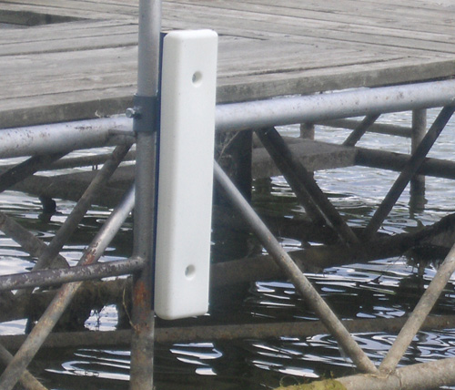 Dock Cushion and Bracket Combination