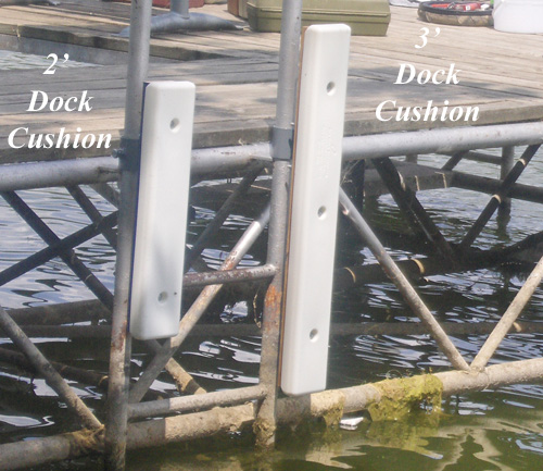 Dock Cushion and Bracket Combination