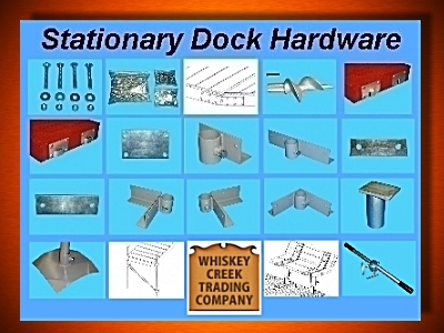 stationary pipe dock hardware