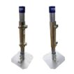 truss frame pipe brackets and pipes and foot plates