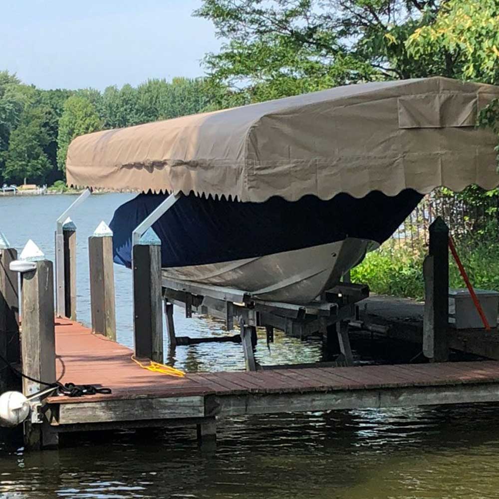 Boat lift replacement canopy