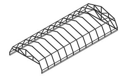 Canopy frame style for Hewitt Tower canopies.