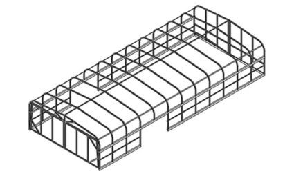 shoremaster-towermaxx Canopy frame style for Shoremaster Tower Max canopies.