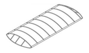 Canopy frame style for Shorestation, Shorestation Midwest Steel, and Lakeshore Products canopies.