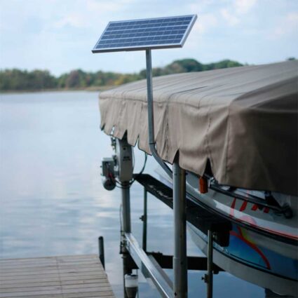 Solar Boat Lift Charging Kit 20 Watt 12 volt