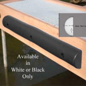 half round PVC Edge Bumper 36 and 48 inches