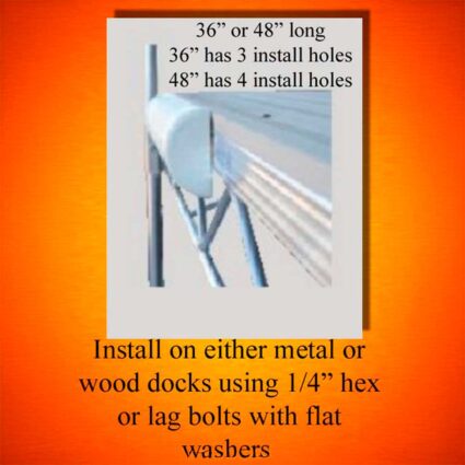 no-lip-spec-2 Installation info on Half Round PVC Edge Bumper