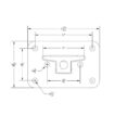 Spec sheet for 9 inch fold down nylon cleat