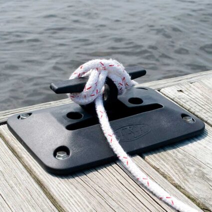 nylon-safety-cleat-2 fold down safety cleat with rope tied to it