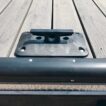 Fold down nylon safety cleat