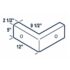 specs on 2 foot flex corner poly dock cushion