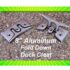 8" cast aluminum fold down safety cleat