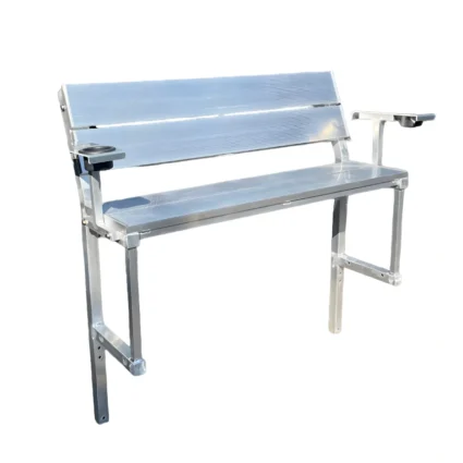 patriot aluminum dock bench kit