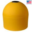 Aqua Lantern 20 inch solar buoy yellow day view
