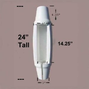 24 inch torpedo bumper specifications
