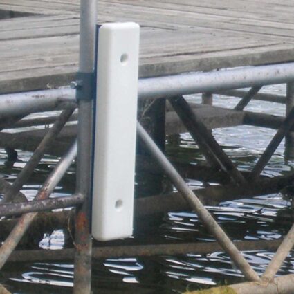 6643 Dock Cushion and bracket combo mounted