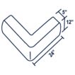 Specs on Dock Harbor Cushions firm poly