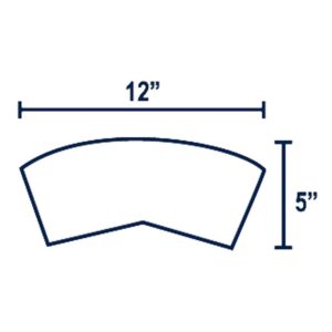 Curved Dock Harbor Cushion Firm