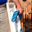 Fold and Go dock cushions close up view