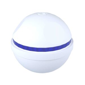 Mooring buoy white with blue band