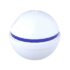 Mooring buoy white with blue band