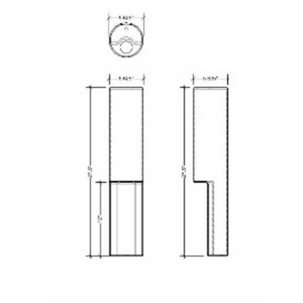 psa12 Spec sheet of Round pole and pipe bumper