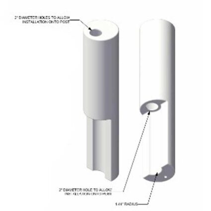 psb12 Details of Round Pole and Pipe bumper