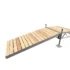 ramp to truss frame dock cedar decking