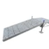 ramp to truss frame dock gray poly decking