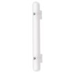 Rounded face pole and pipe bumper fixed mount