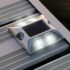 solar deck light on aluminum decking