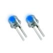 two pack solar dock light bulb blue
