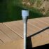 round post solar dock lights