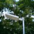 solar street light on pole