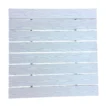 4 foot x 4 foot gray aluminum decking panel