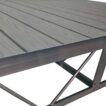 side view of truss frame dock