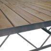 side view of truss frame dock