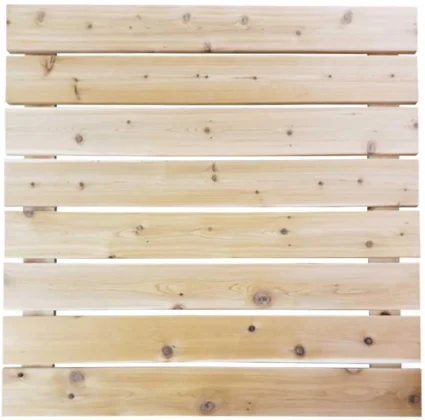4'x4' cedar decking panel