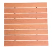 4 foot x 4 foot brown aluminum decking panel