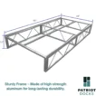 4×8 Pipe Dock Frame Section showing 96 inches length and 48 inches width