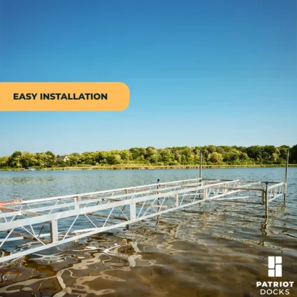 4x8-dock-frame truss frame dock patio with no decking