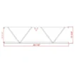 drawing of end rail for truss frame dock