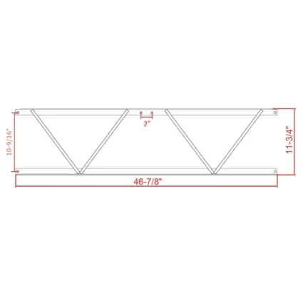 4x8-dock-frame-end-rail-1 drawing of end rail for truss frame dock