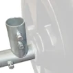 roll in dock axel bracket