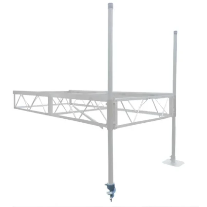 dock-auger end of pipe dock with auger and foot plate
