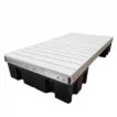 4 foot x 8 foot Low Profile Floating Dock Section aluminum gray