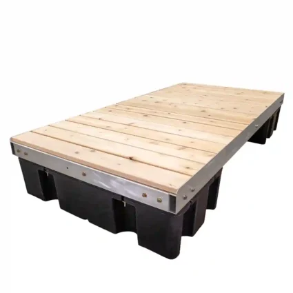 low pro section cedar 4’x8’ Low Profile Floating Dock Section cedar
